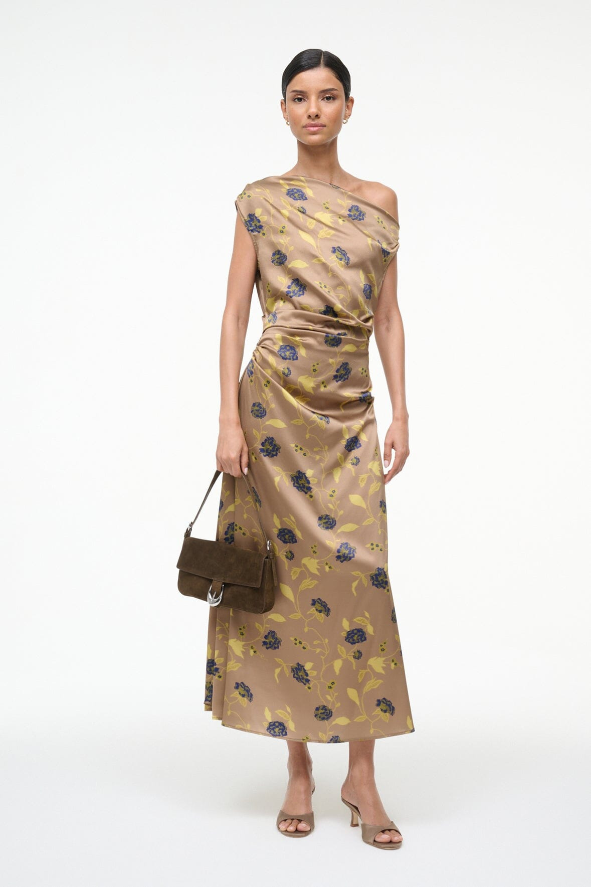 STAUD PHARE SILK DRESS VINTAGE FLORAL - 6