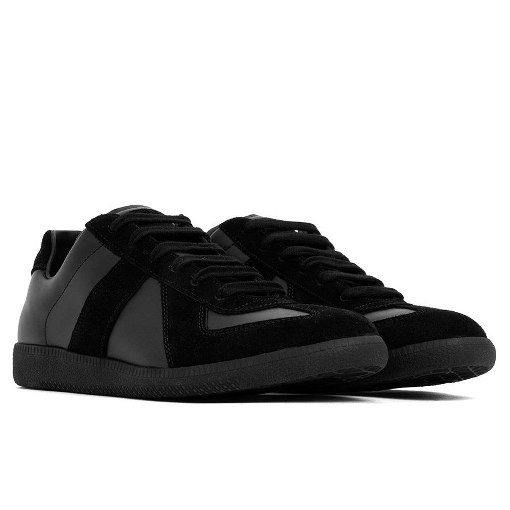 MAISON MARGIELA REPLICA LOW TOP CALF SKIN - BLACK - 2