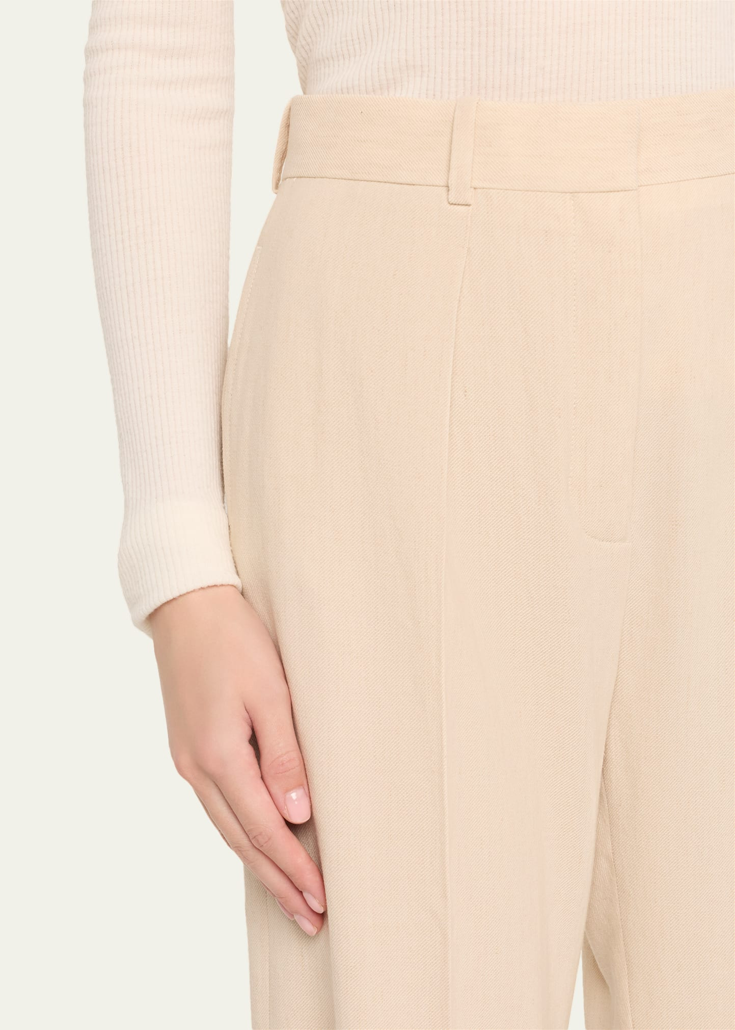 Edward Pleated Wide-Leg Trousers - 5