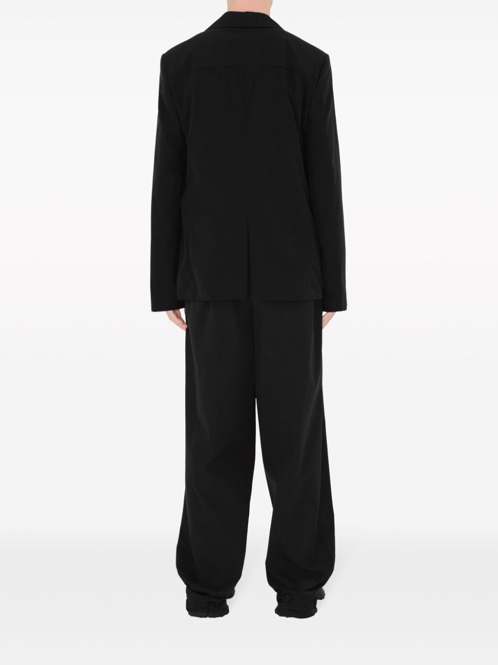 single-breasted wool blazer - 4