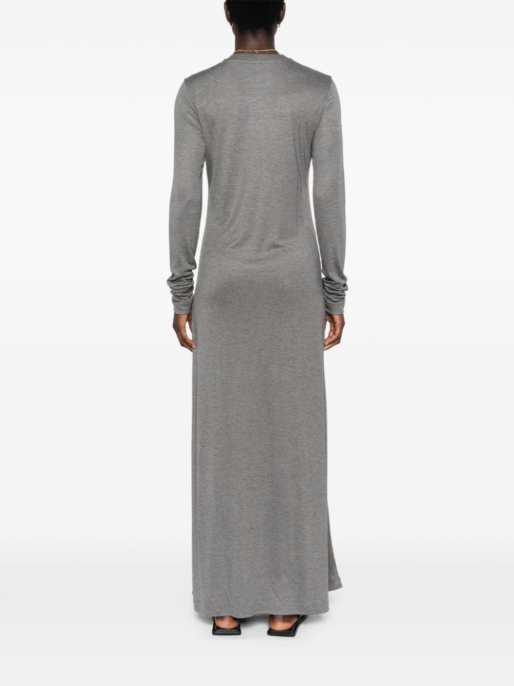 jersey lyocell maxi dress - 4