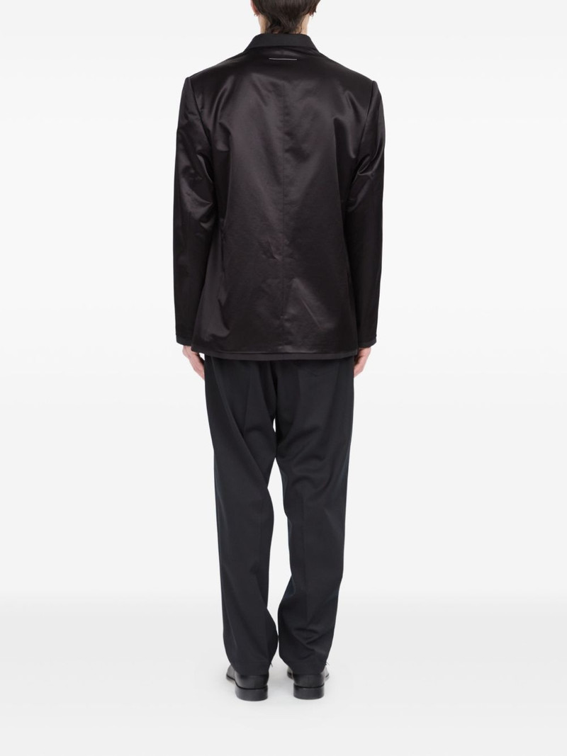 satin-finish blazer 5