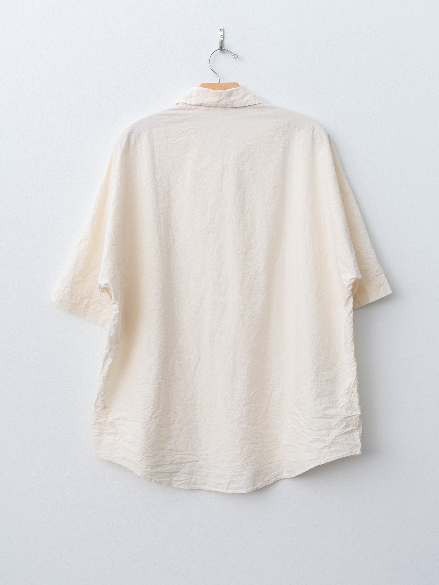 Waga Short Sleeve Shirt L COT - Natural - 8