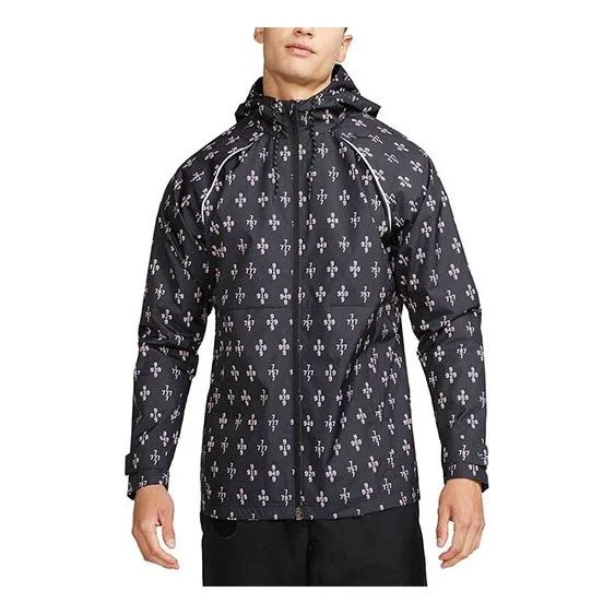 Nike Paris Saint-Germain Casual Soccer/Football Sports Woven Long Sleeves hooded Jacket Black DB4575 - 1