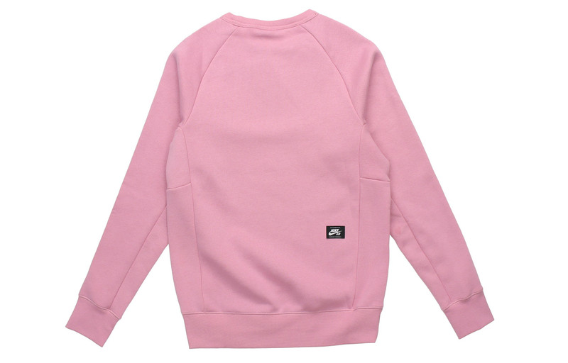 Nike Nike SB Icon Skateboard Fleece Round Neck Pullover Pink 885846-678 outlook