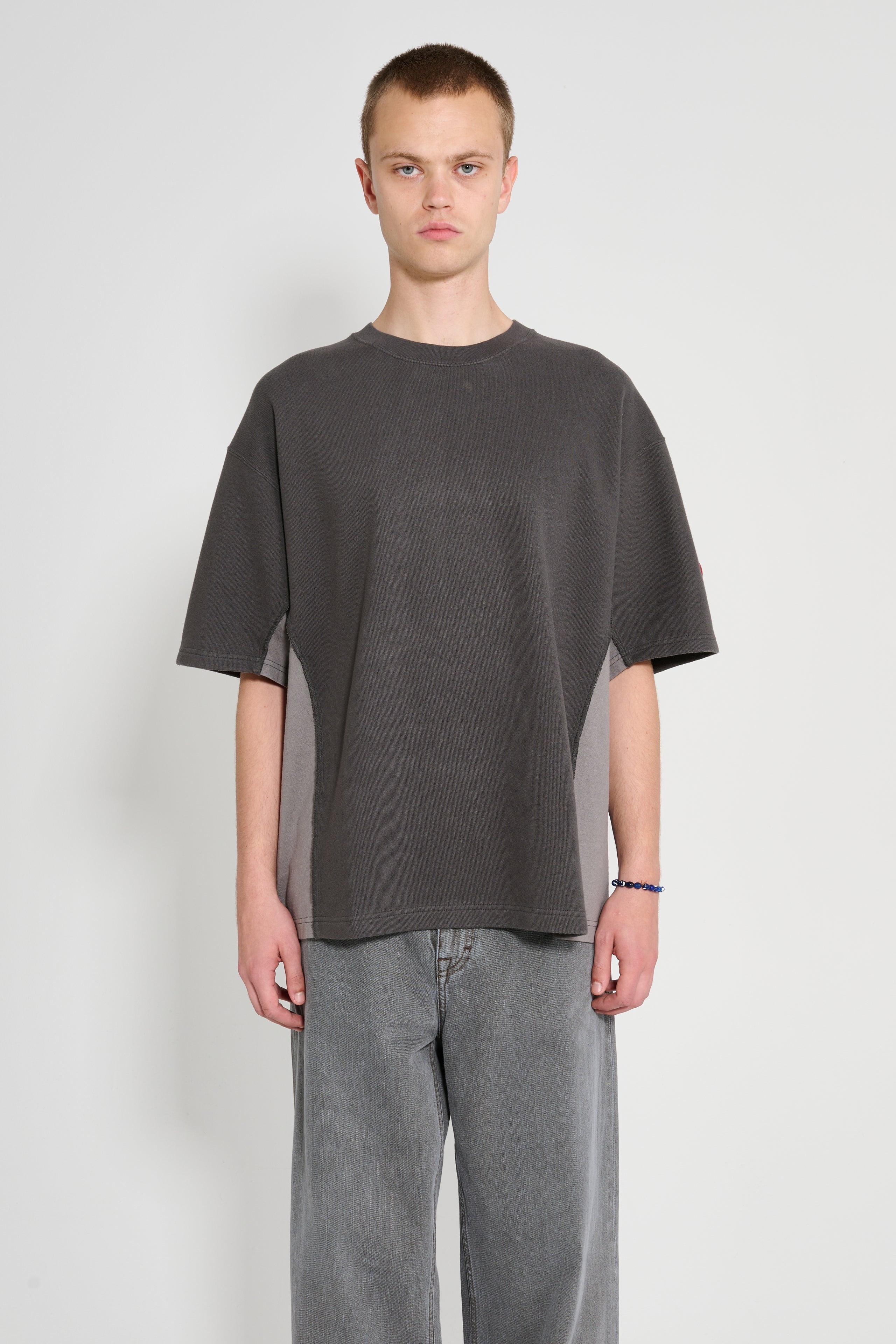 CAV EMPT SIDE SEAM DBL KNIT T CHARCOAL - 1