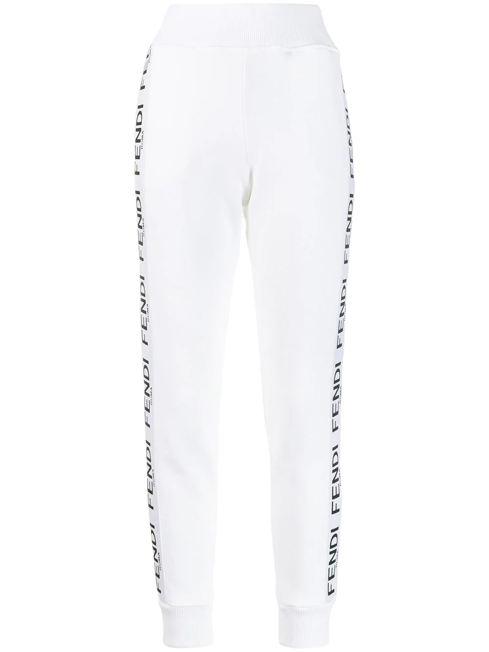 tapered track style trousers - 1