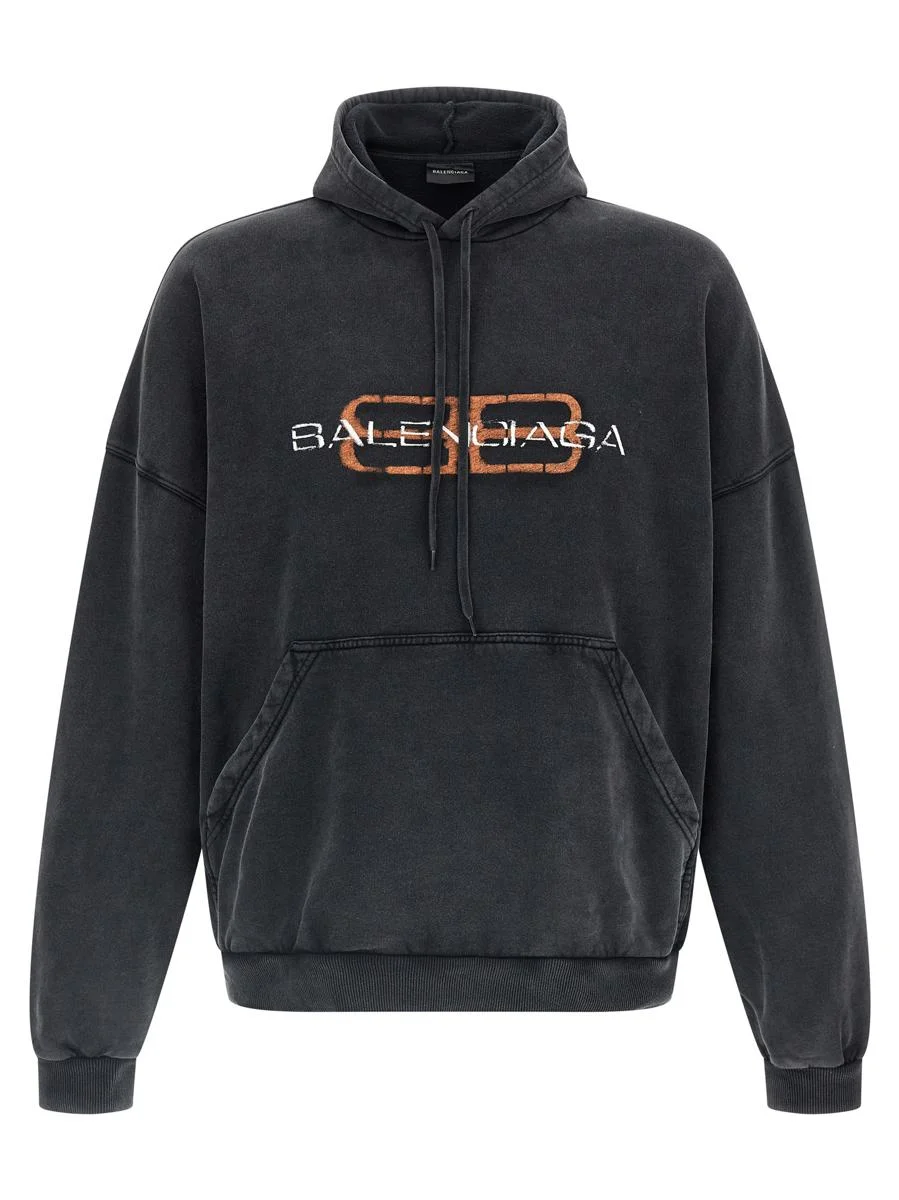 Balenciaga Printed Hoodie - 1