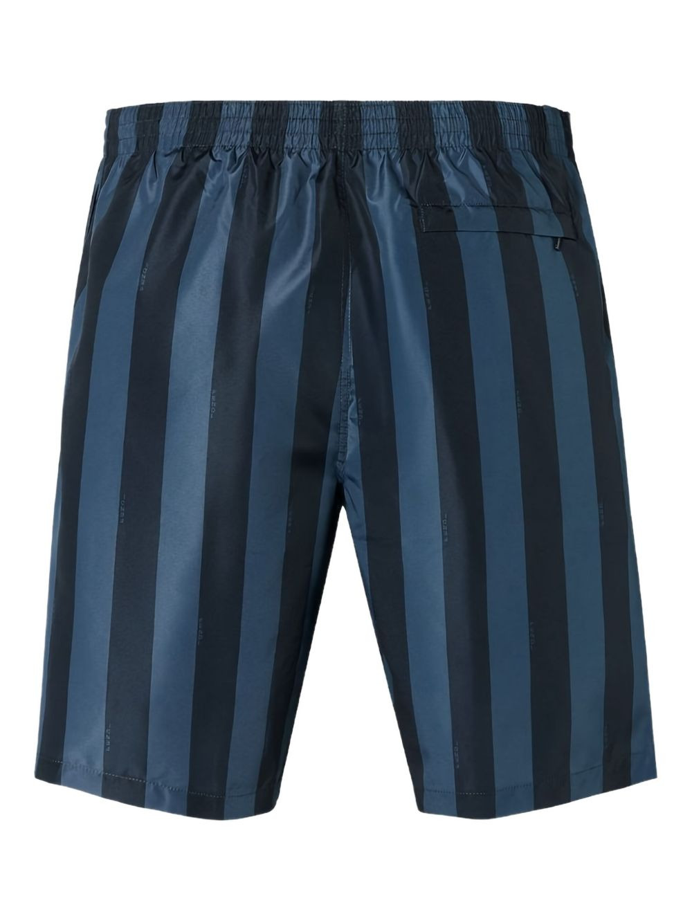 striped logo swimsuit - 2