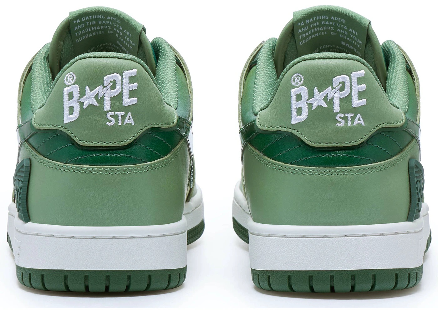 A Bathing Ape Bape SK8 Sta Green Gradation - 2