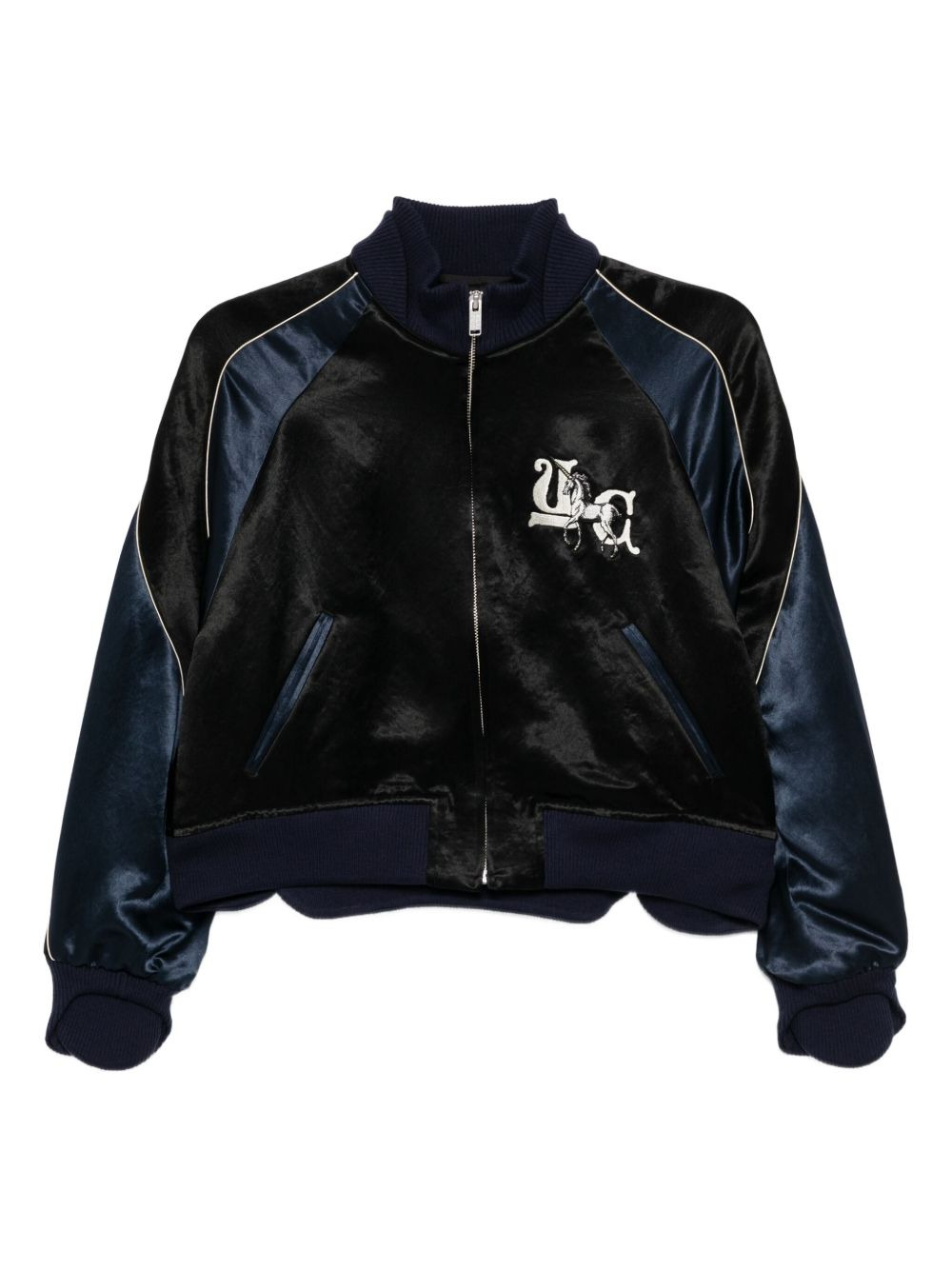 embroidered bomber jacket - 1