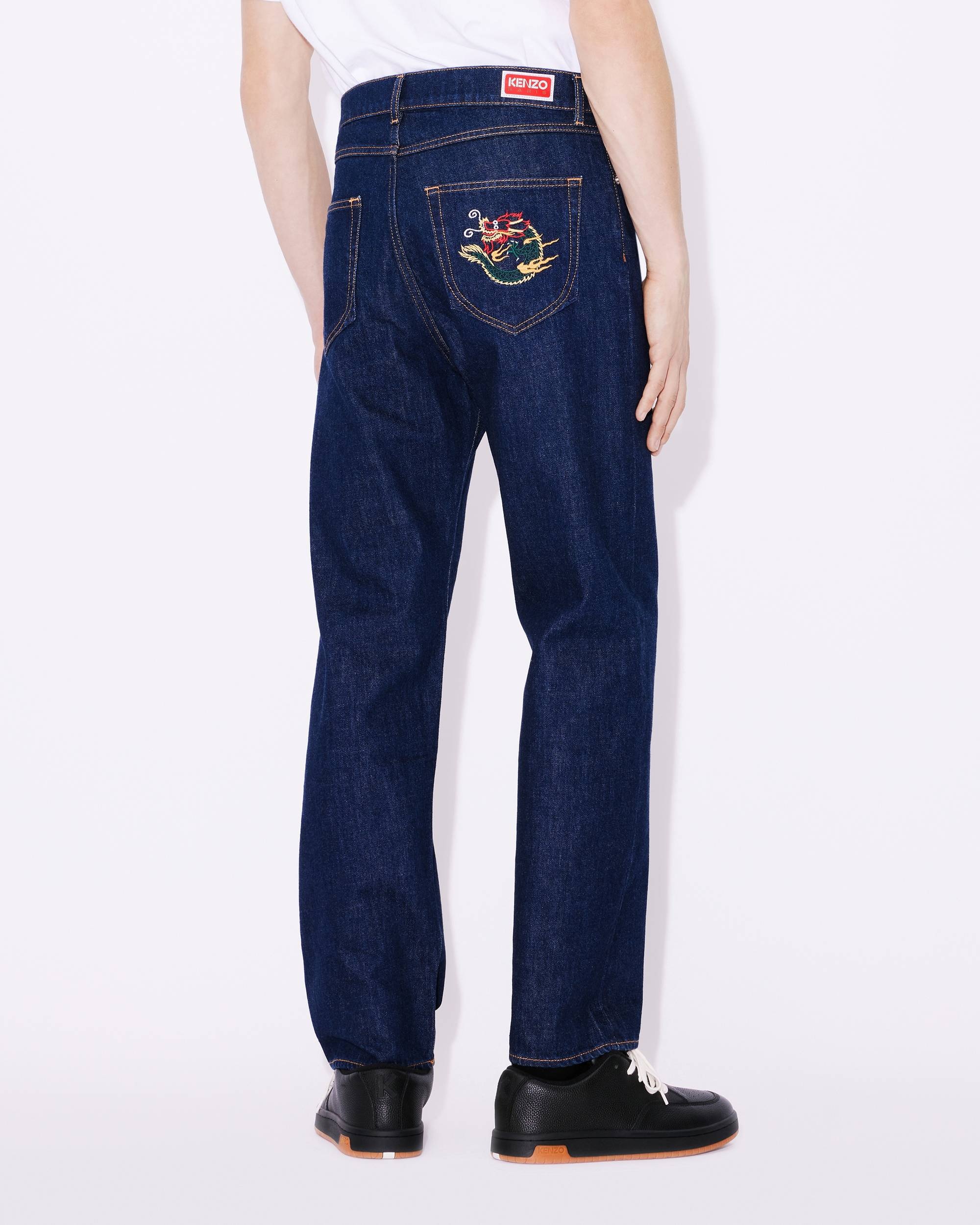 ASAGAO 'Year of the Dragon' straight-leg cropped jeans - 5