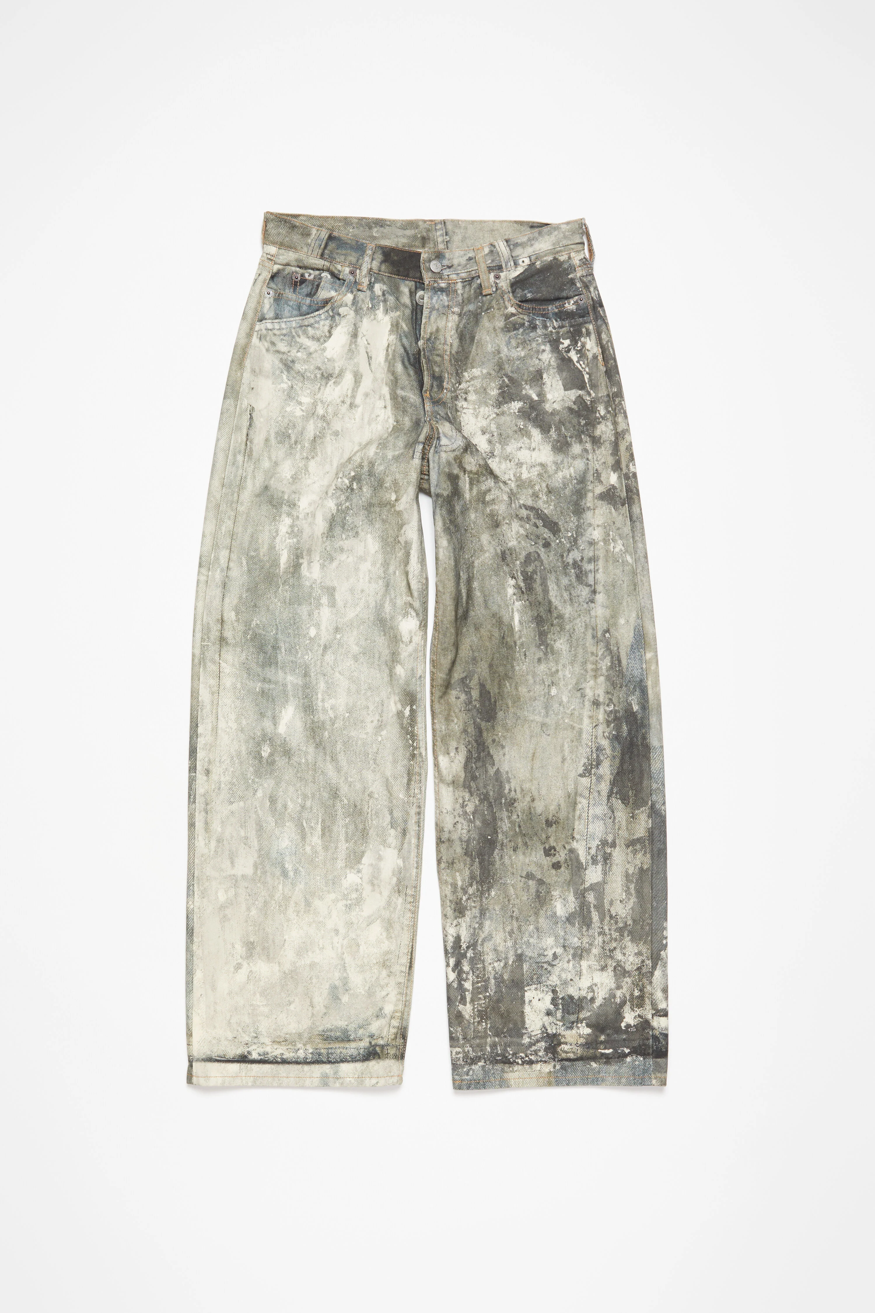 Acne Studios Loose fit trousers- 1981M - Cold grey | REVERSIBLE