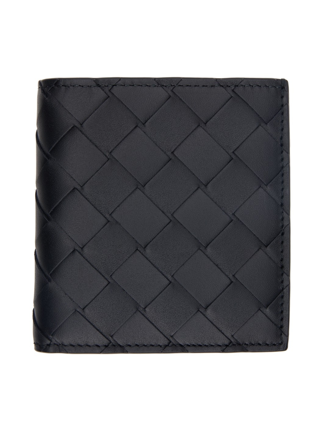 Black Slim Bi-Fold Wallet - 1