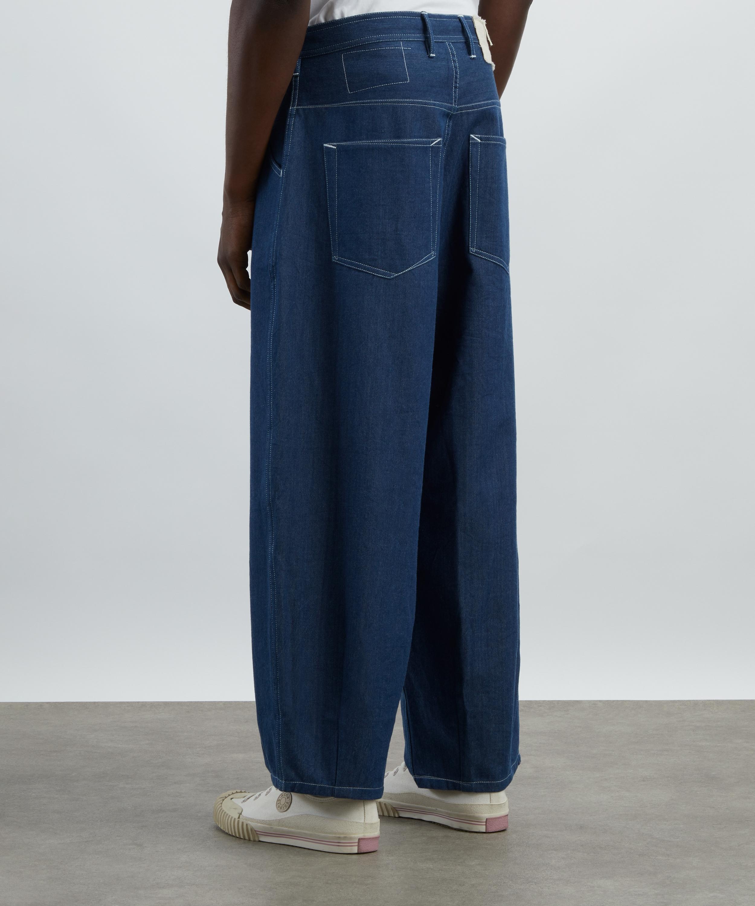 Lush Dark Denim Wonky-Wear Jeans - 4