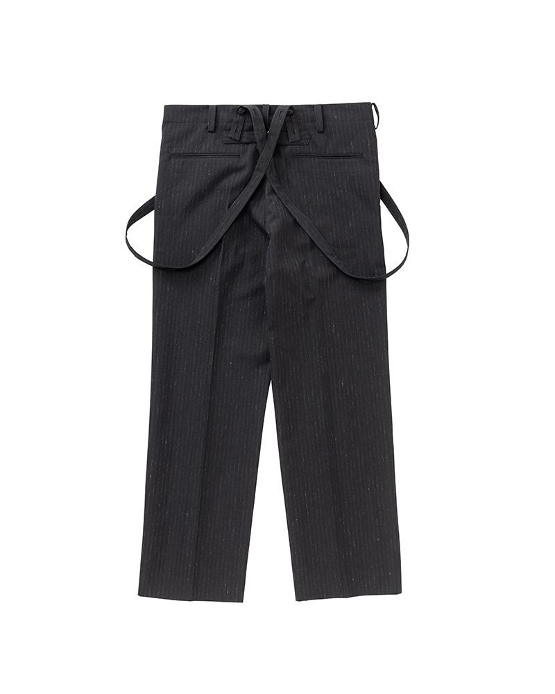 TUPPER PANTS GABARDINE BLACK STRIPE - 2