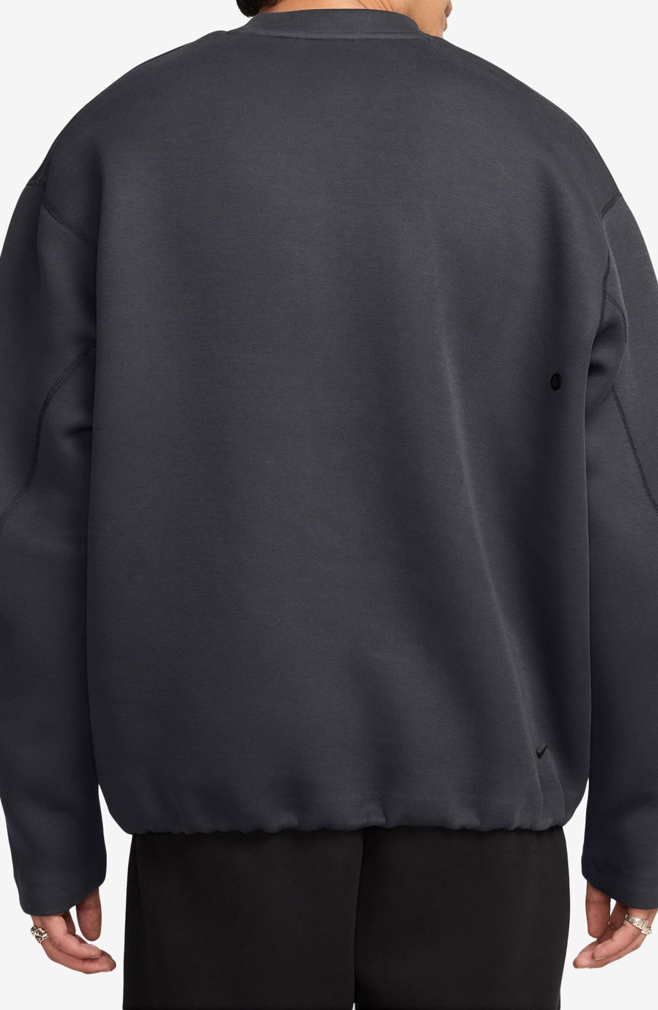 Nike Tech Fleece Sweatshirt in Anthracite/Black at Nordstrom - 2