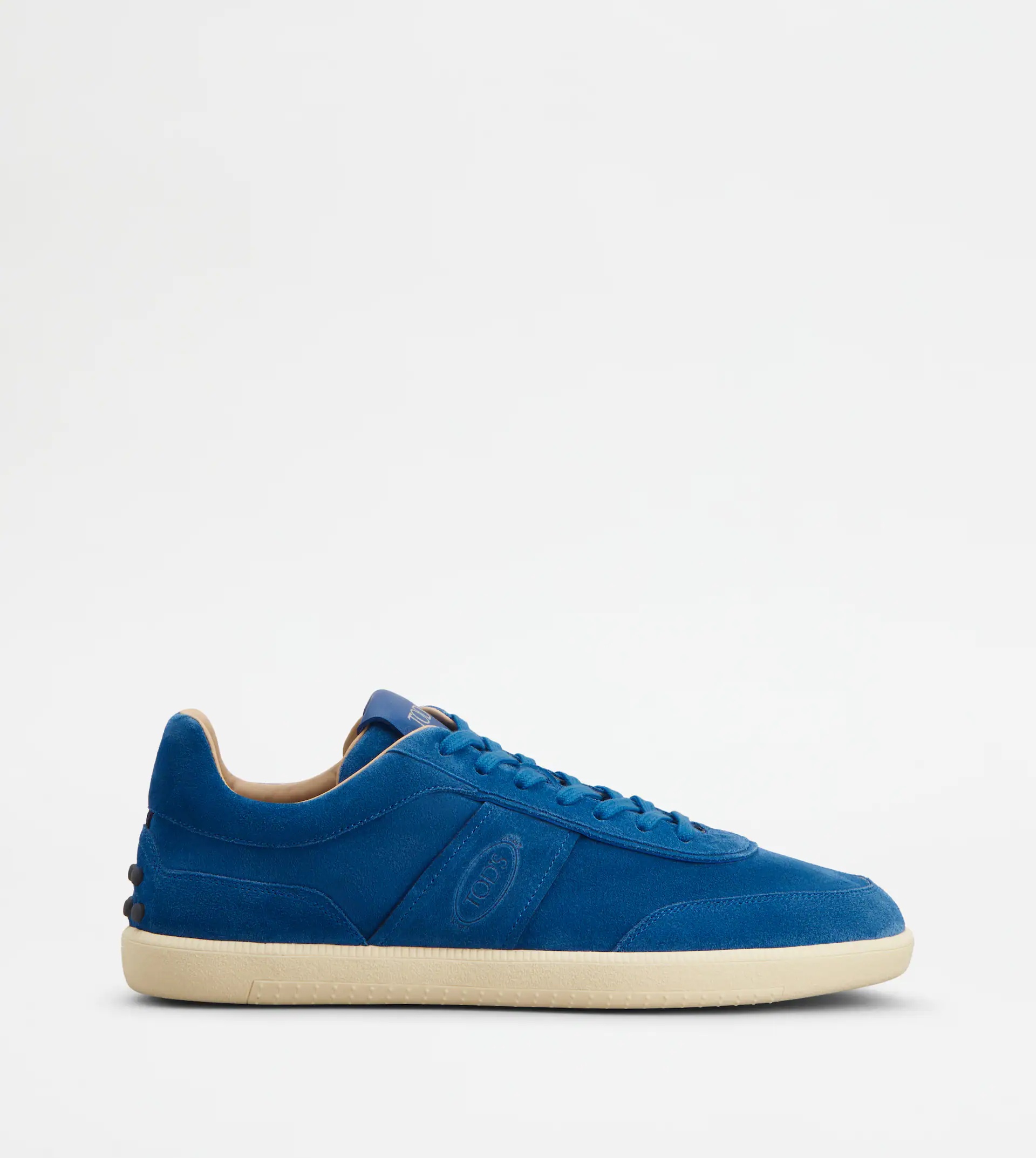 TOD'S TABS SNEAKERS IN SUEDE - LIGHT BLUE - 1