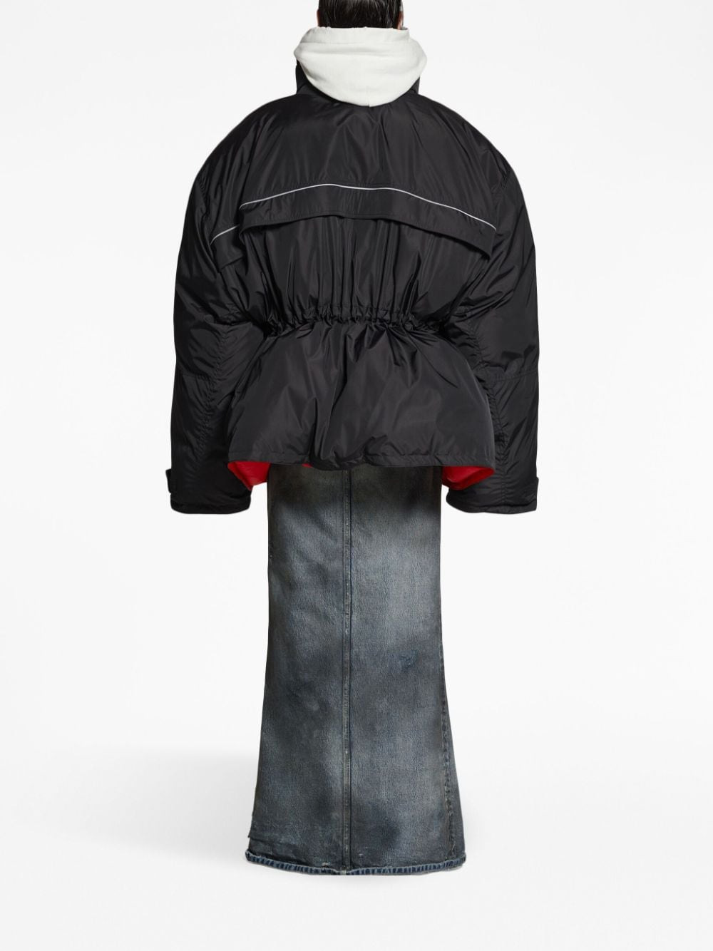 Balenciaga Black padded parka - 6