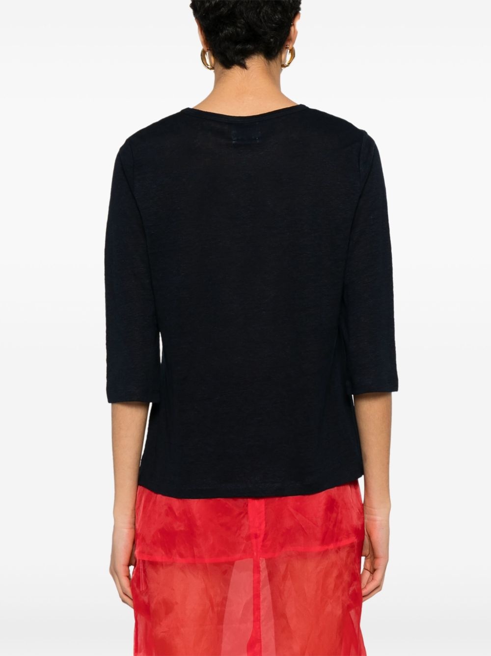 linen T-shirt - 4