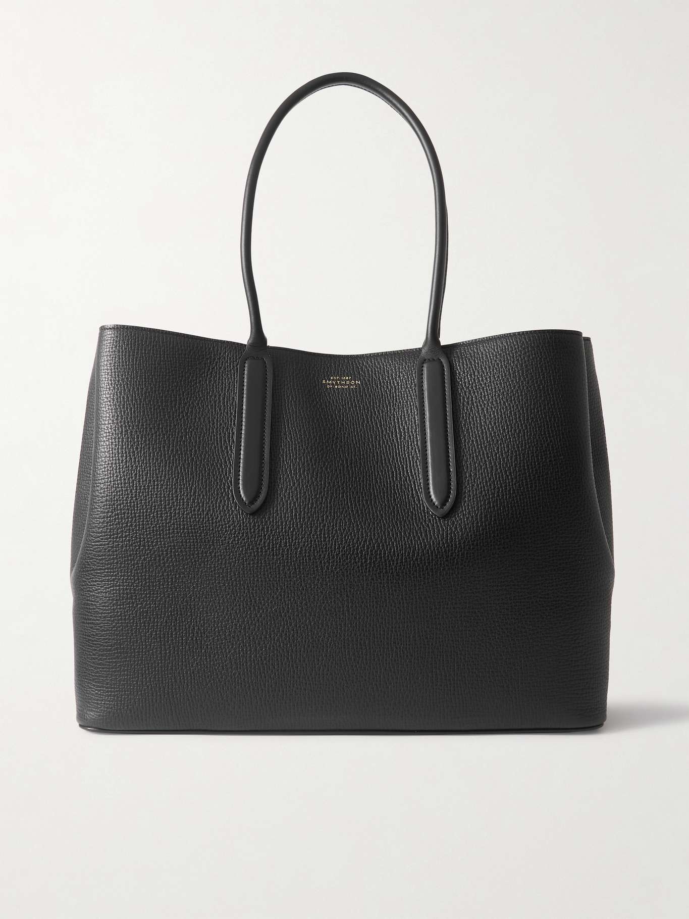 Ludlow textured-leather tote - 1