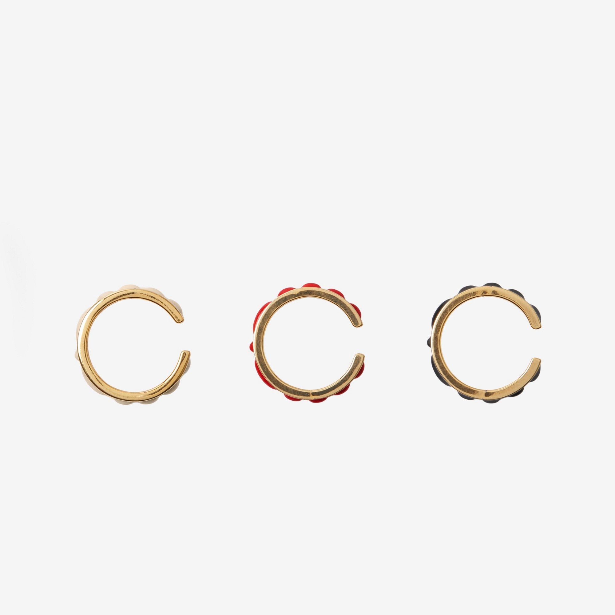 Enamel and Gold-plated Lola Ear Cuffs - 2