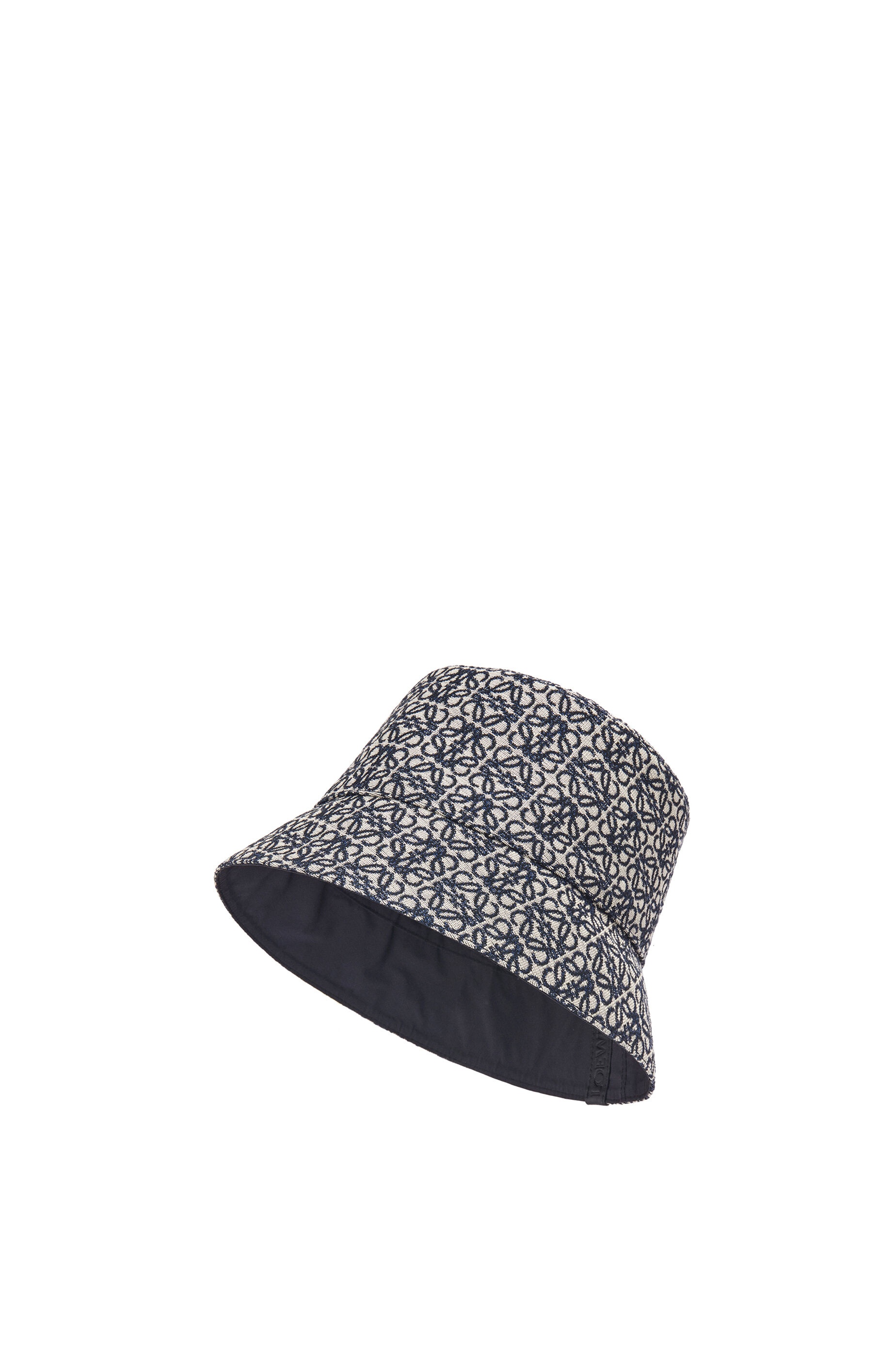 Reversible bucket hat in Anagram jacquard and nylon - 1