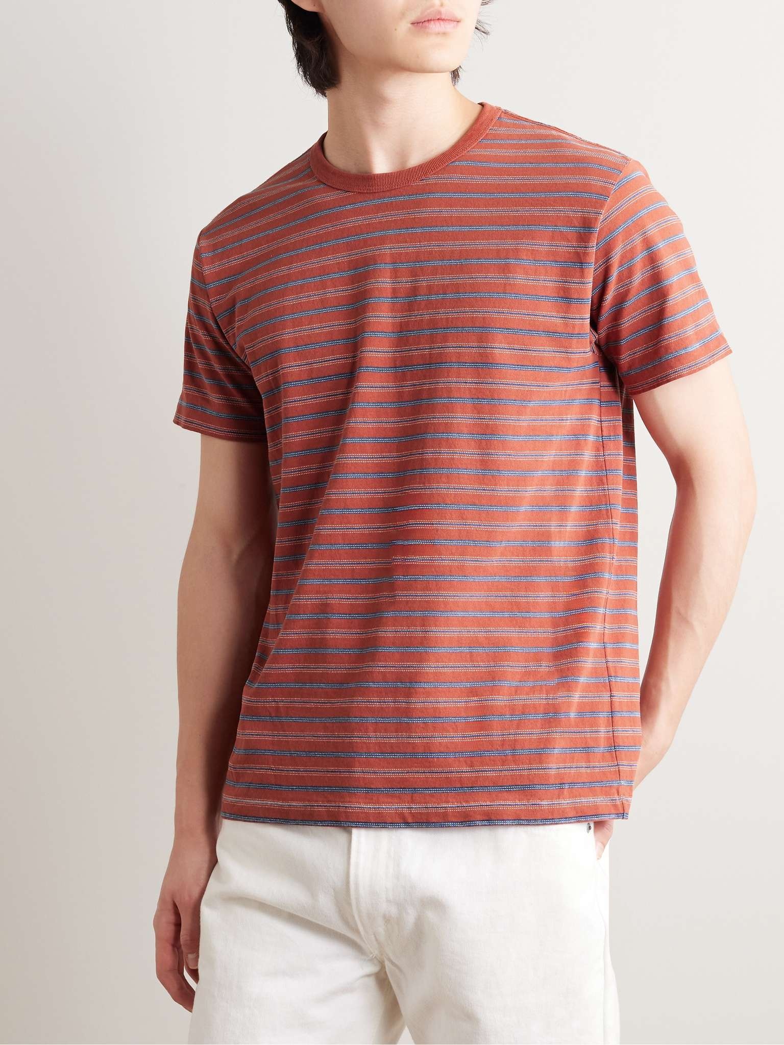 Striped Cotton T-Shirt - 3