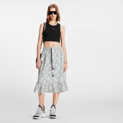 Louis Vuitton Inverted Mahina Monogram Flounce Skirt outlook