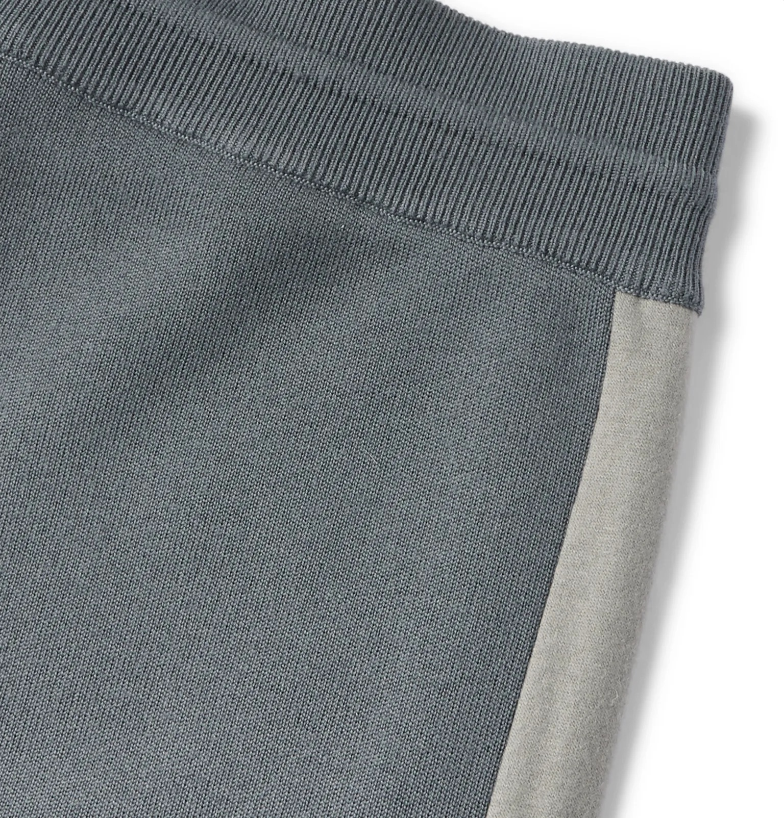 Tapered Cashmere-Trimmed Virgin Wool Sweatpants - 6