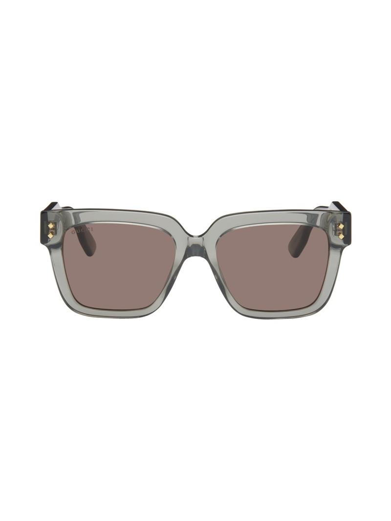 Gray Square Sunglasses 1