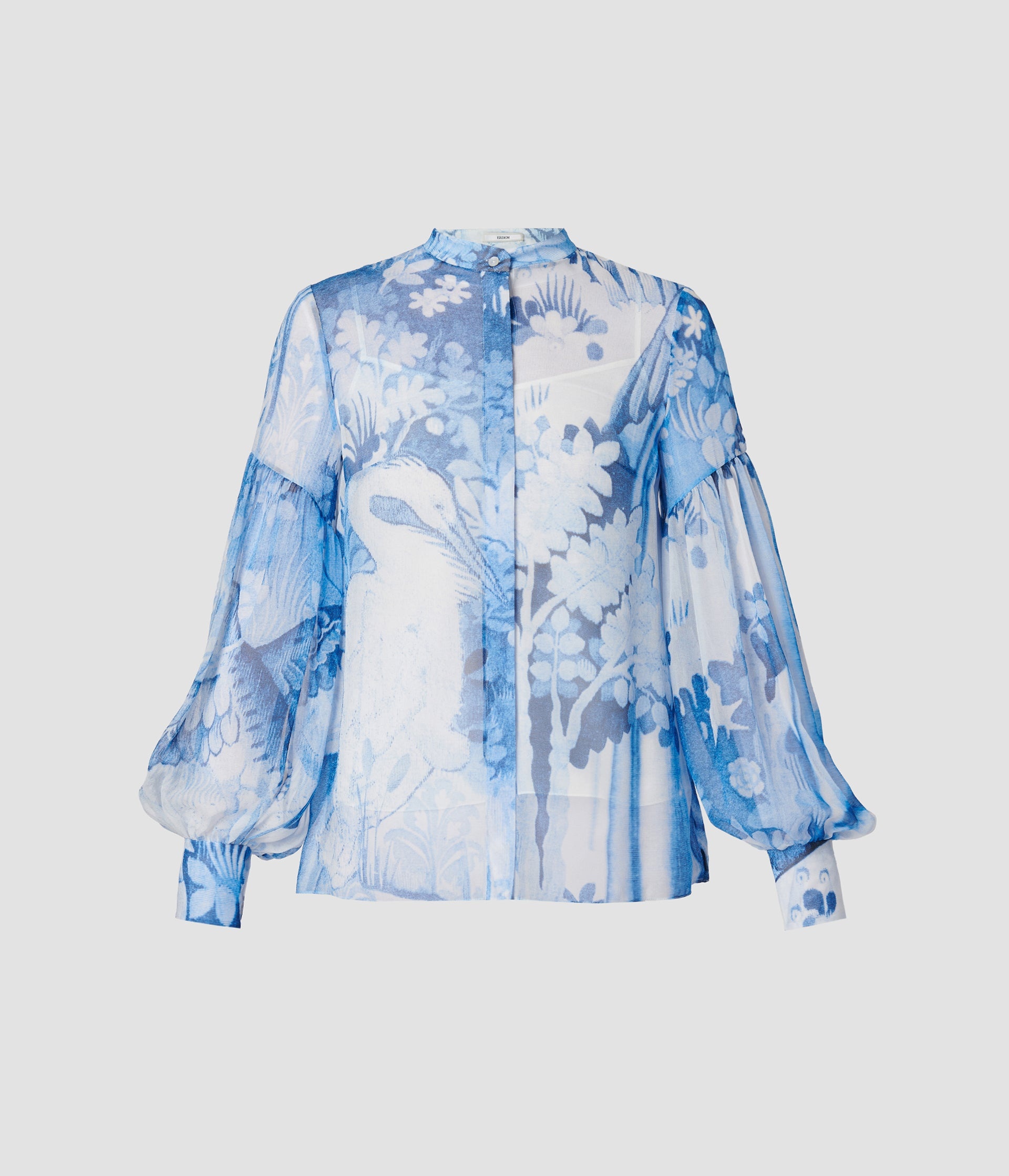 BLOUSON SLEEVE SHIRT - 1