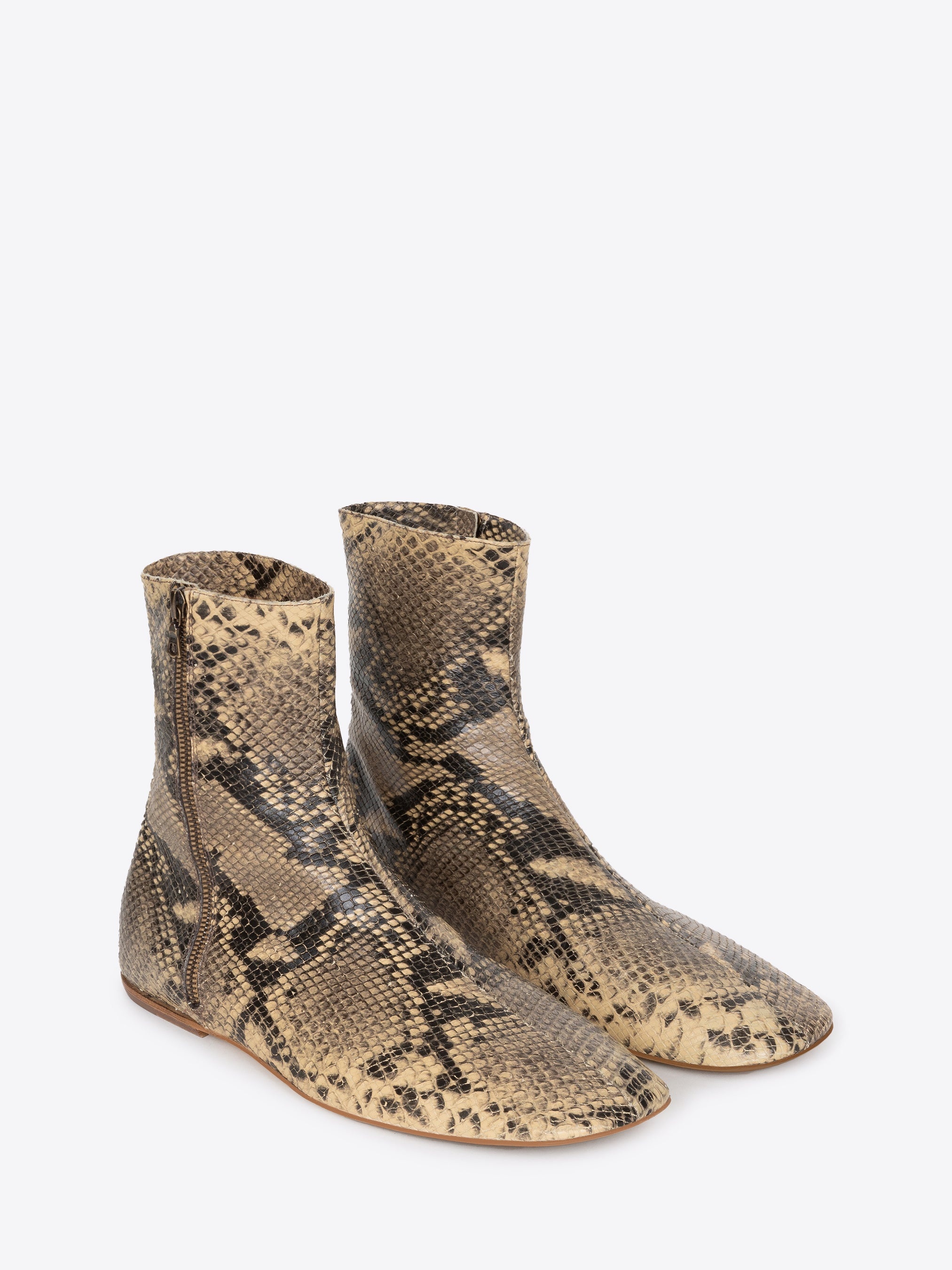 LEATHER SOCK BOOTS - 3