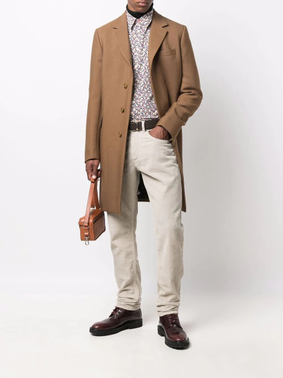 Paul Smith concealed-front coat outlook