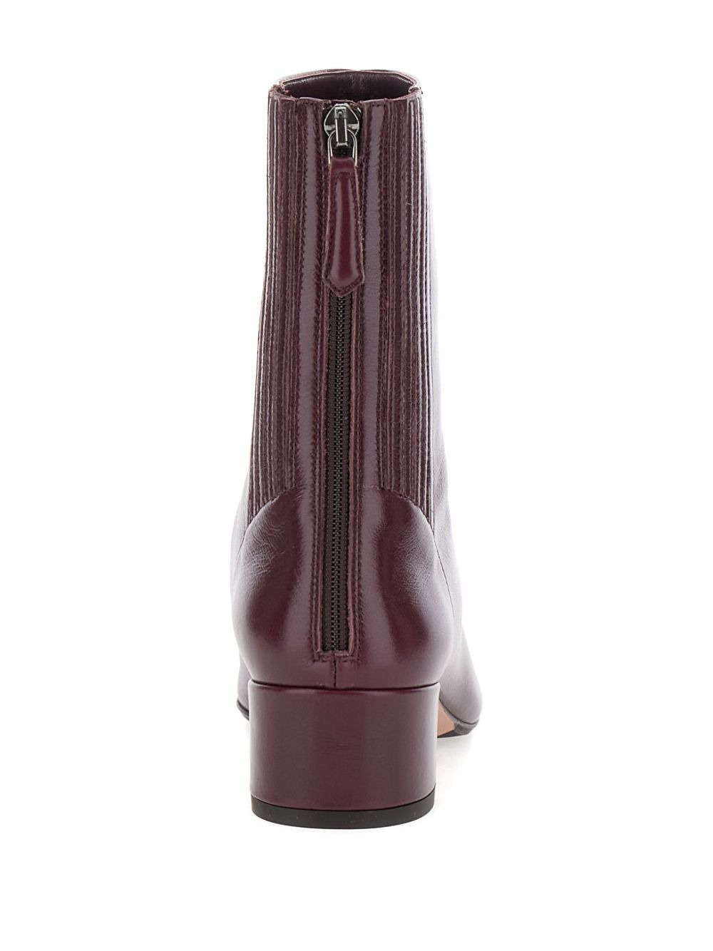 35mm leather zip-fastening boots - 3