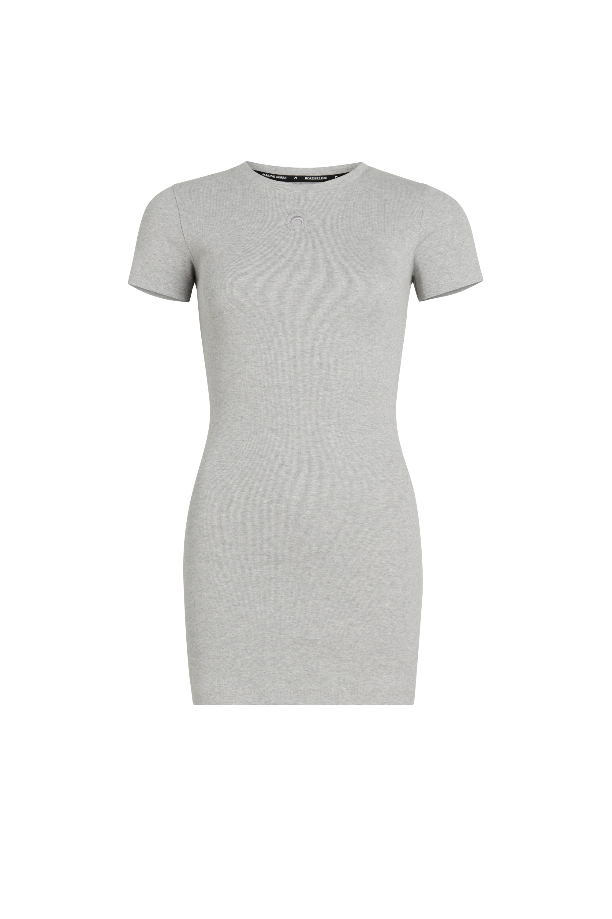 Marine Serre Organic Cotton Rib T-shirt Dress | REVERSIBLE