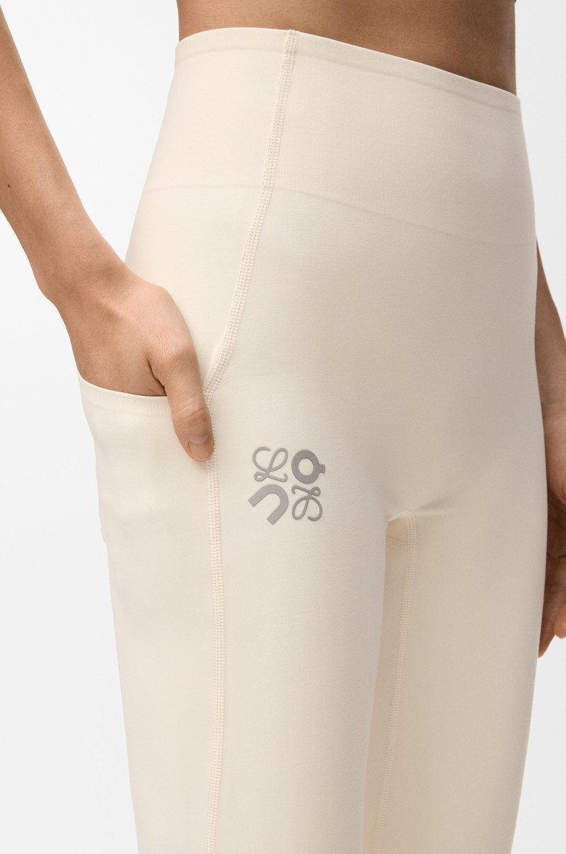 Soft bootleg pants in technical jersey 5