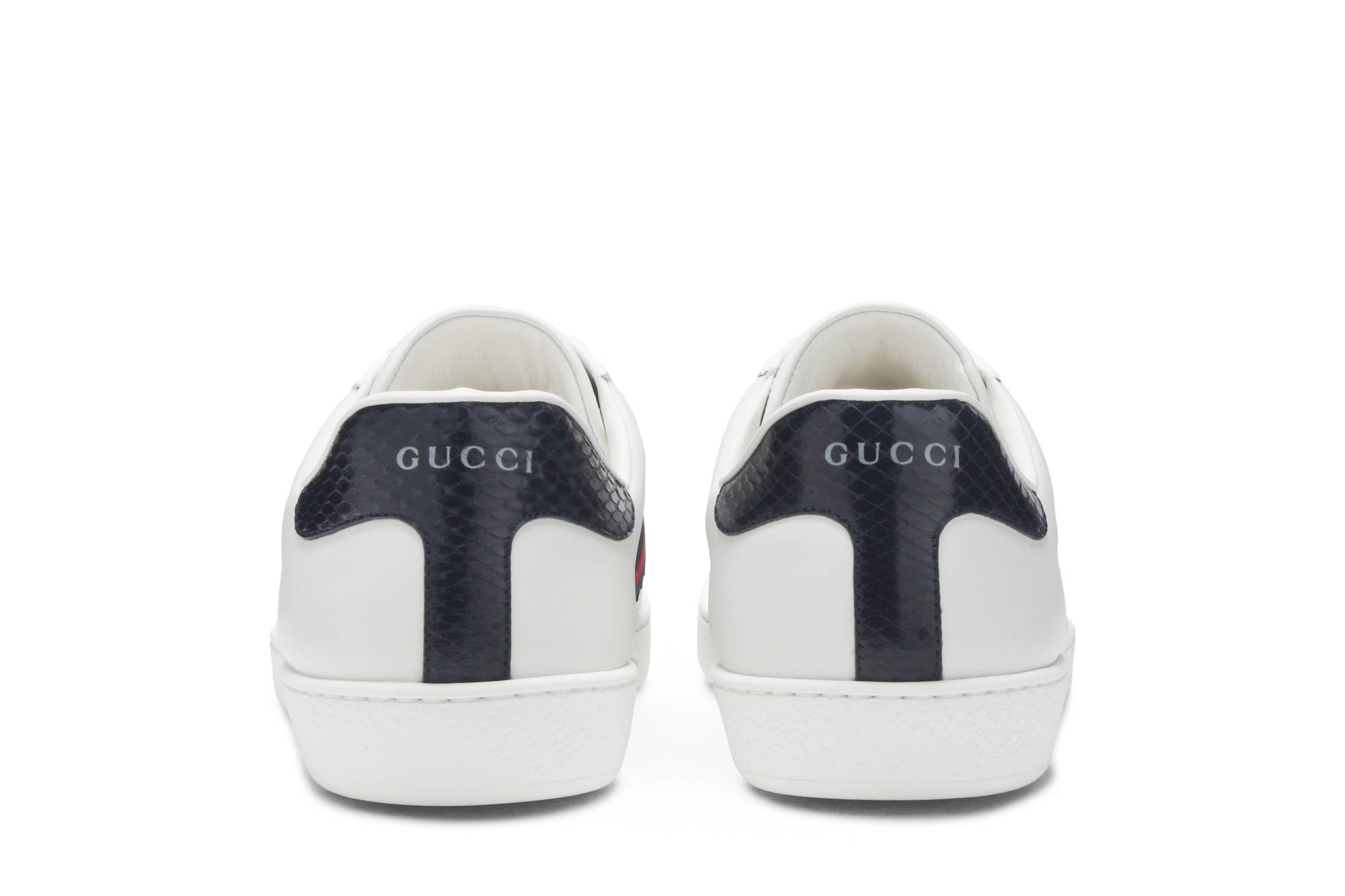 Gucci Ace Leather 'White Blue' - 6