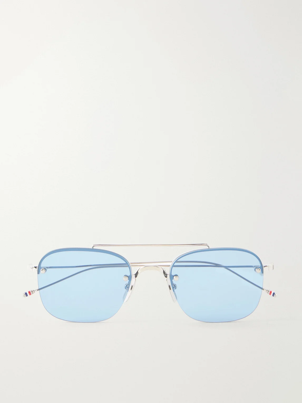 Aviator-Style Titanium Sunglasses - 1