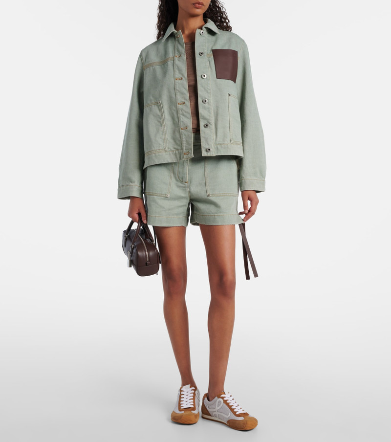 Loewe Amazona 23 leather tote bag outlook