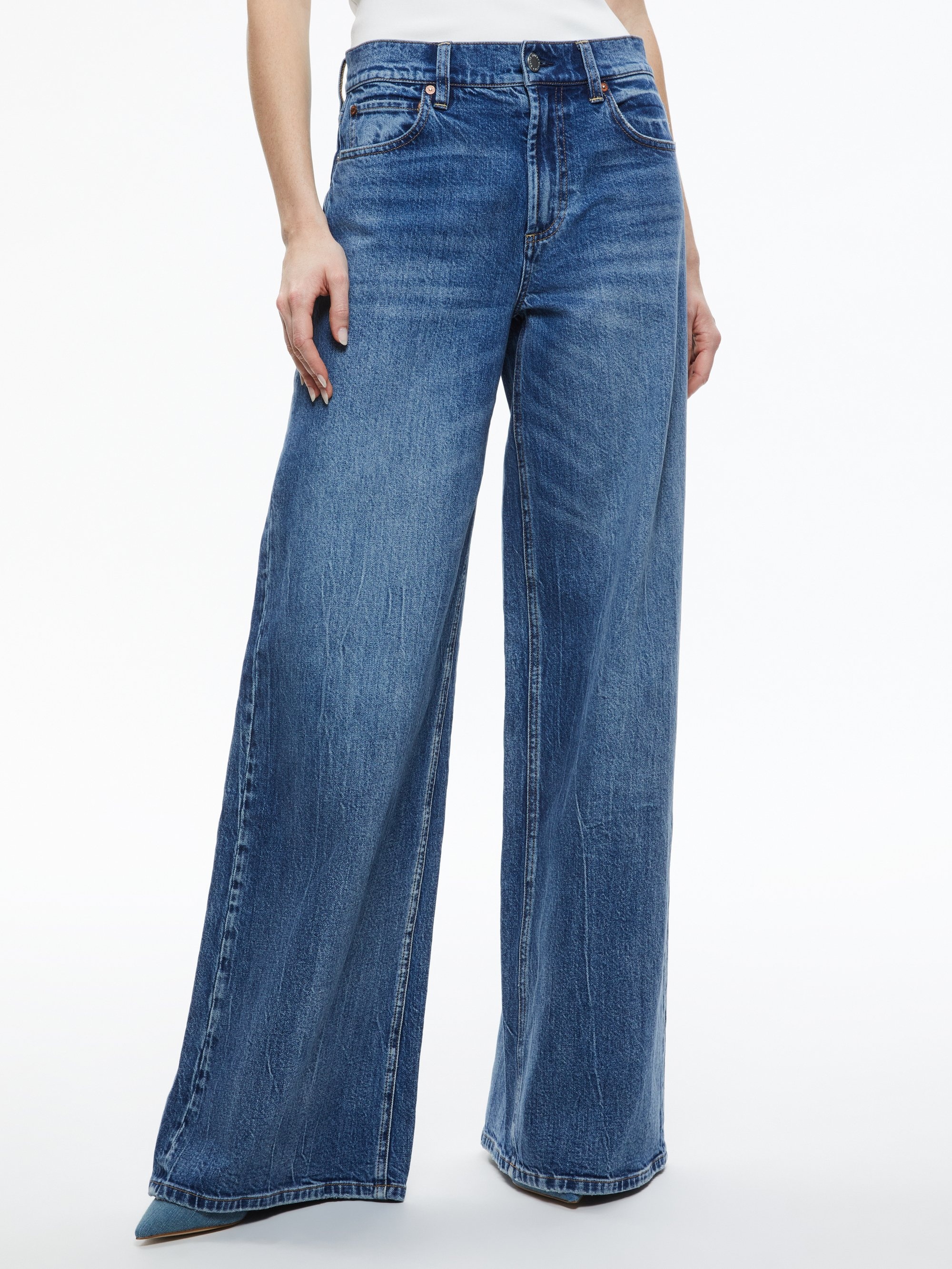 TRISH MID RISE BAGGY JEAN - 4