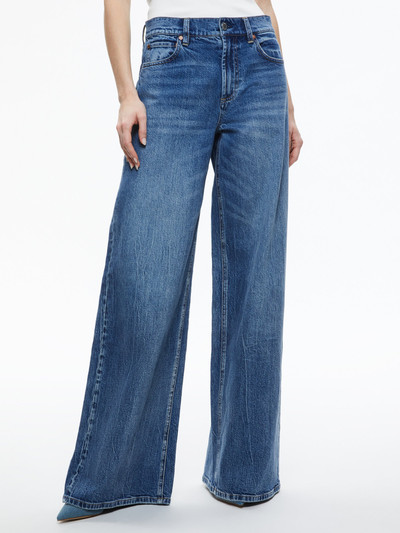 Alice + Olivia TRISH MID RISE BAGGY JEAN outlook