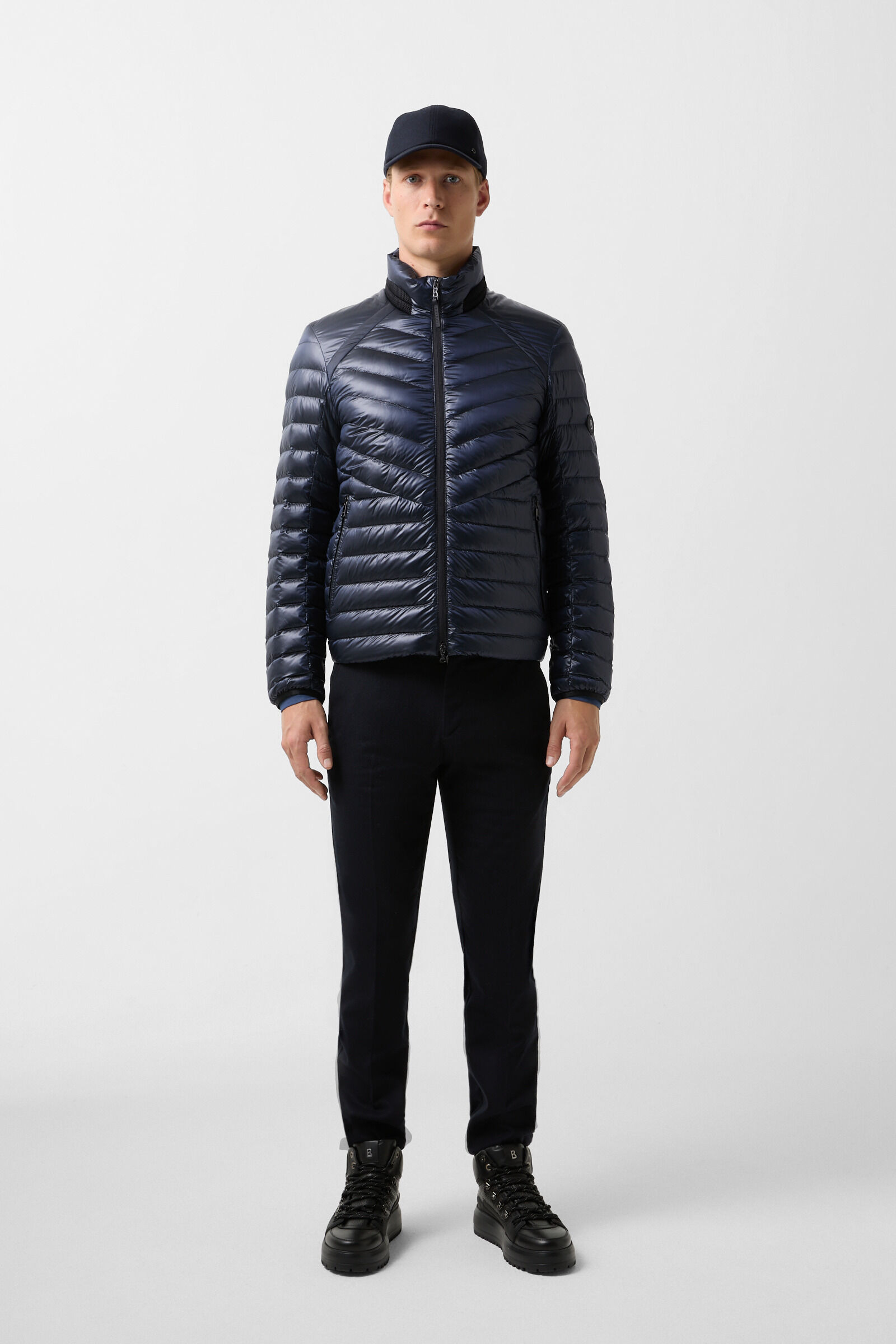 Liman quilted jacket in Navy blue - 4