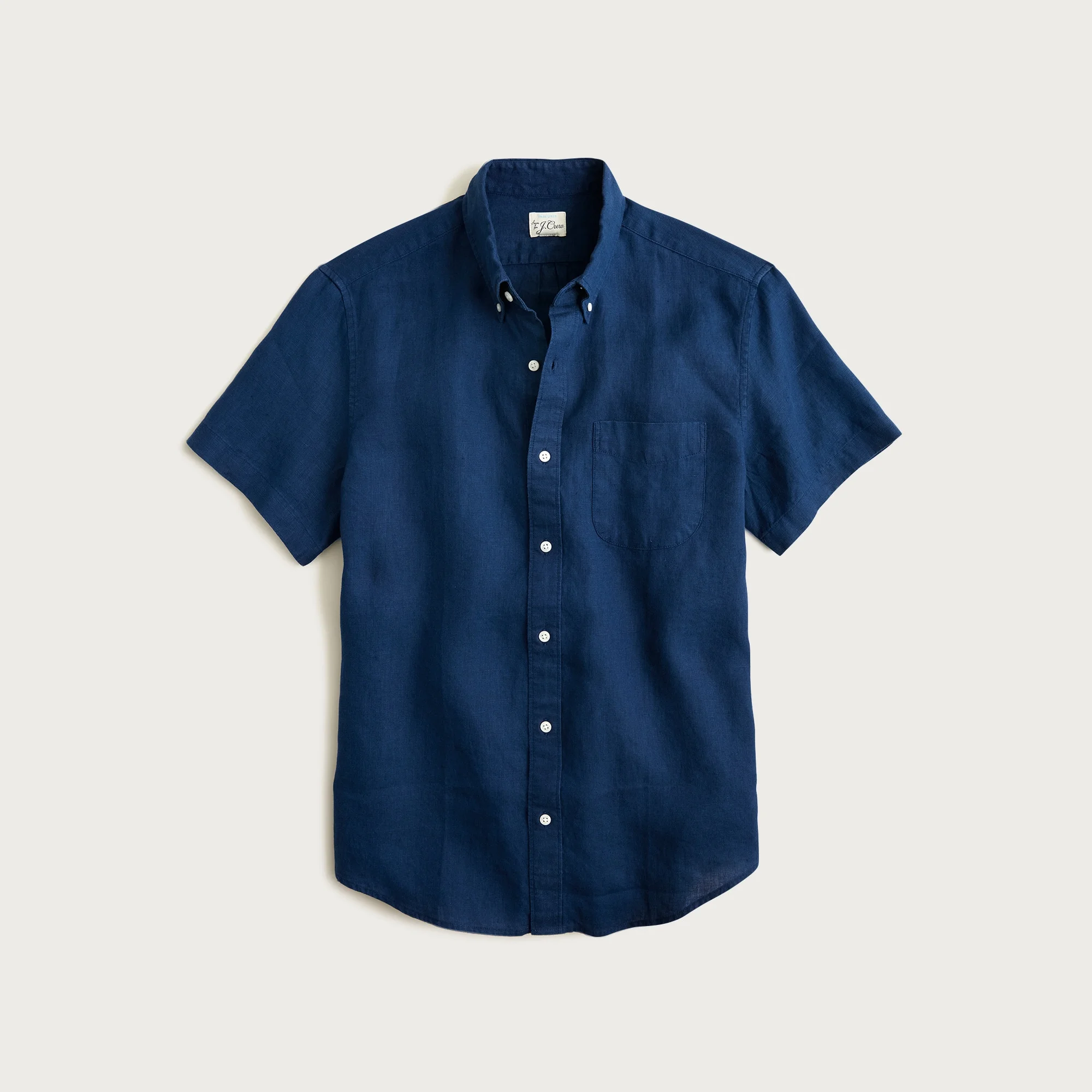 Short-sleeve Baird McNutt Irish linen shirt - 1