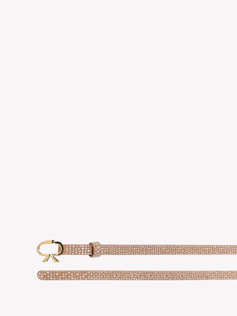 Gianvito Rossi CRYSTAL RIBBON BELT outlook