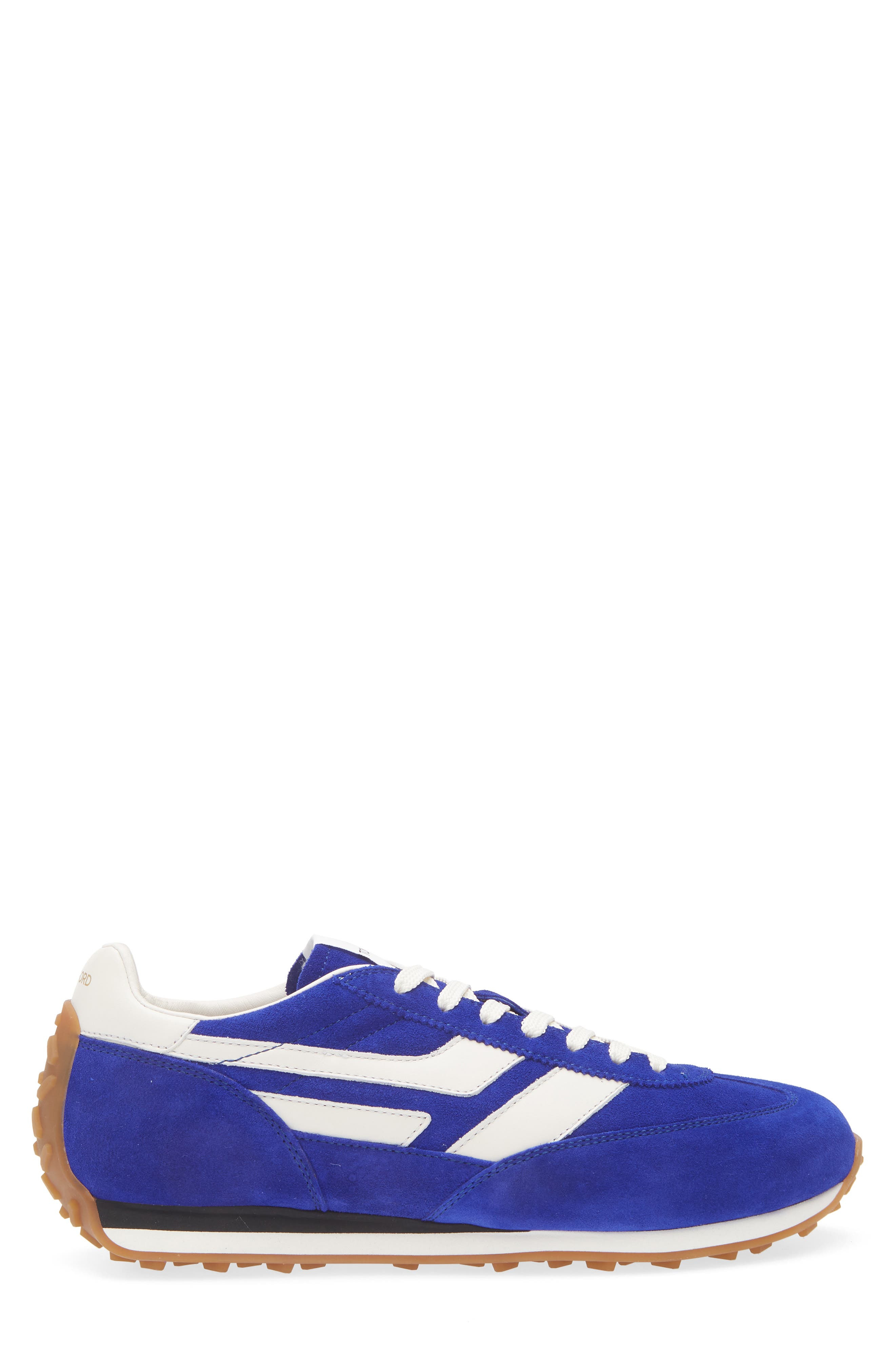 TOM FORD Mick Mixed Media Sneaker in 5V006 E Purple/White/Amber at Nordstrom - 3