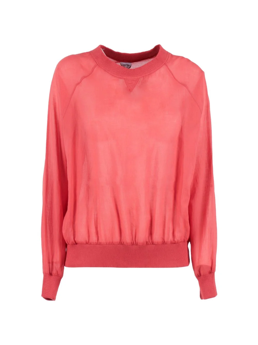 ribbed sweatshirt - 1