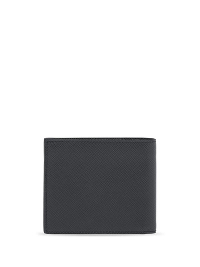 Prada Saffiano tri-stripe wallet outlook