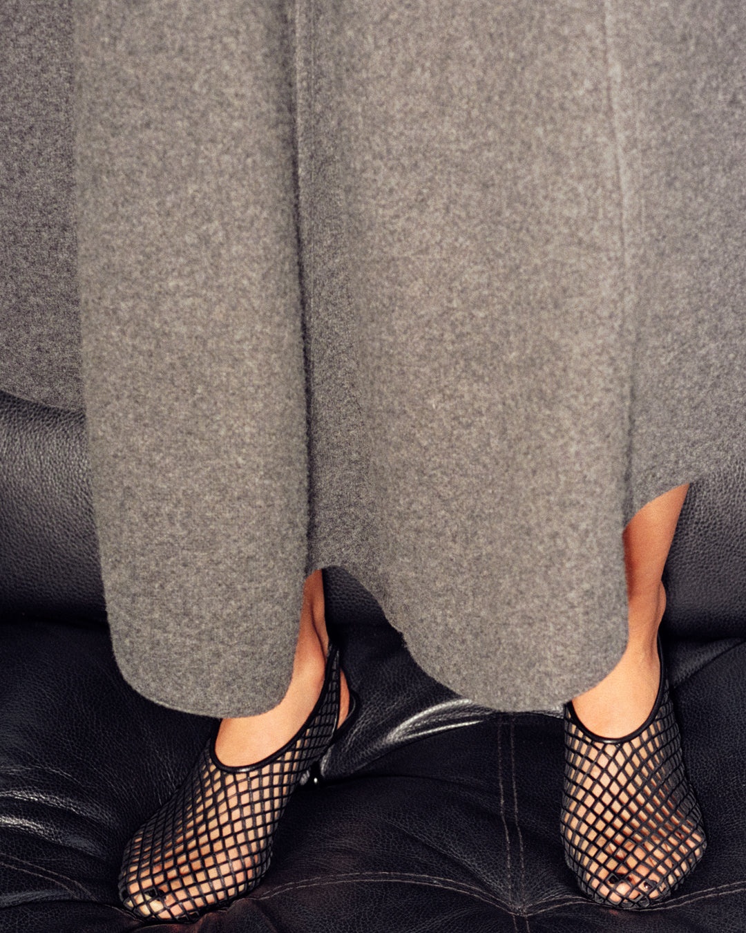 Tee Perforated Slingback Pumps - 7