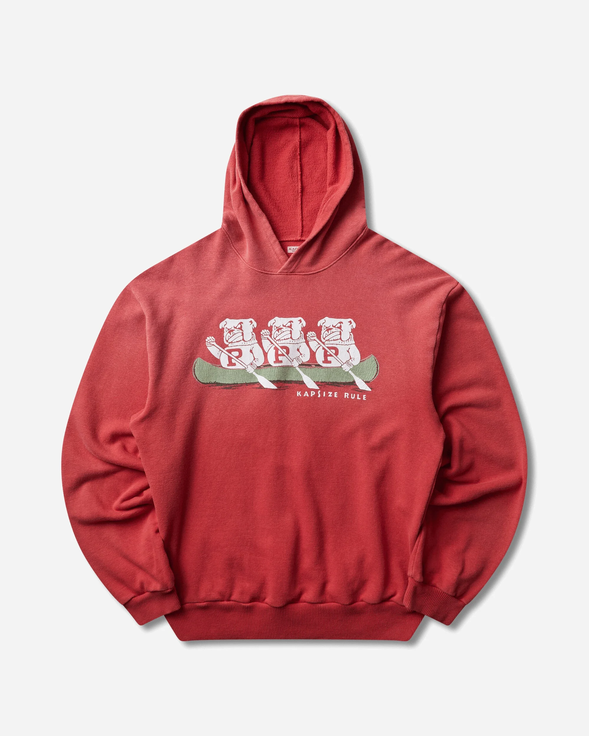 Men's SWT Knit Hoodie ("P" Bulldog) Red - 1